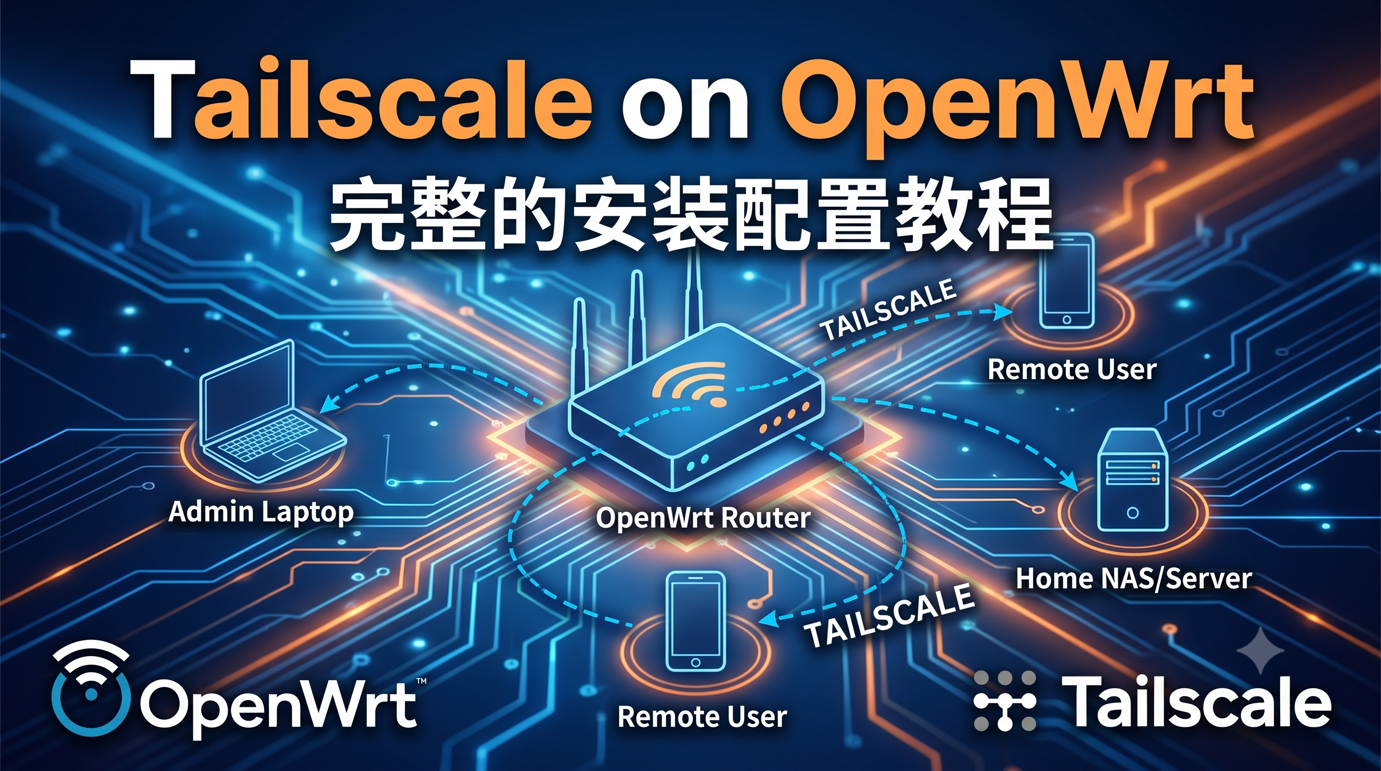 Openwrt安装配置Tailscale教程